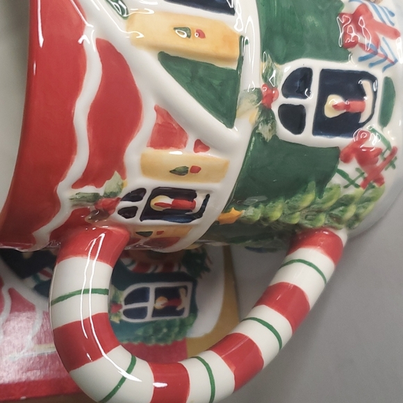Vintage Christmas santas workshop mug susan winget tis the season - Picture 6 of 7